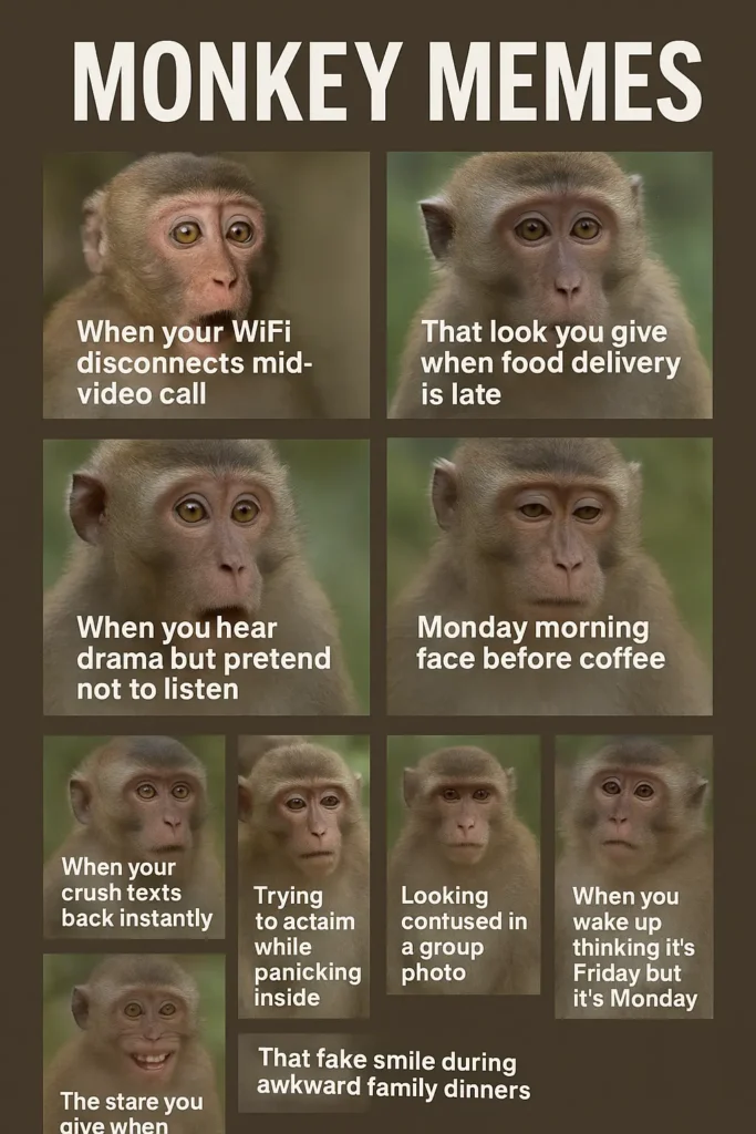 Monkey Meme Fun for Daily Struggles