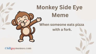 Hilarious Monkey Side Eye Meme